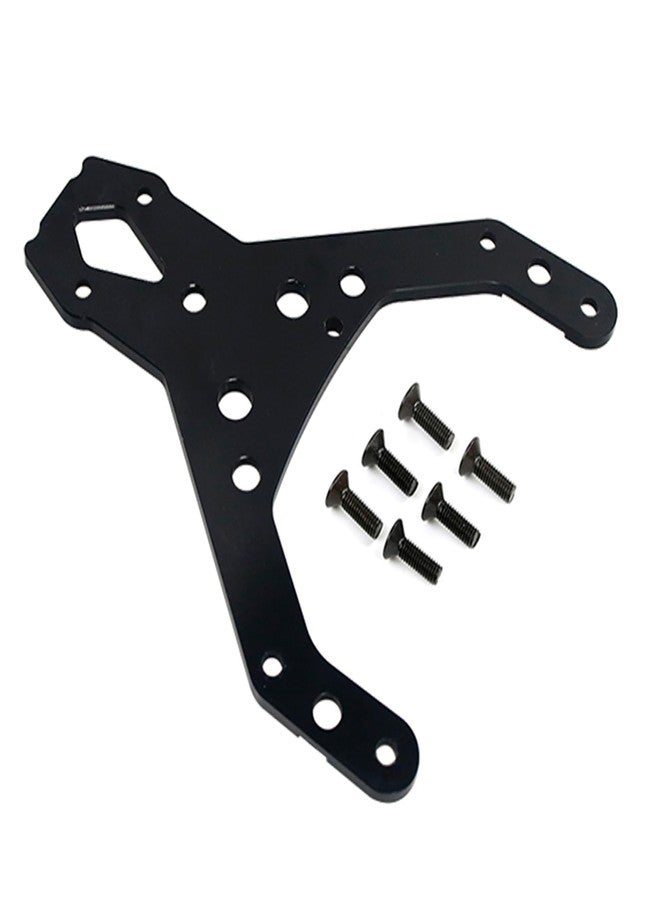 FLMLF CNC Metal Thickened Front Upper Connecting Plate Kit for 1/5 HPI ROFUN ROVAN KM Baja 5B 5T 5SC Rc Car Parts (Black) - Image 4